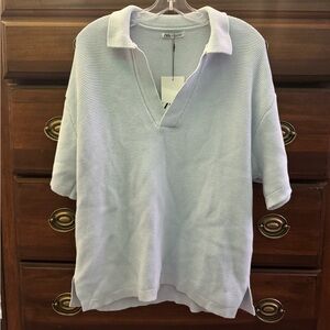 Zara Light Blue Men's Shirt